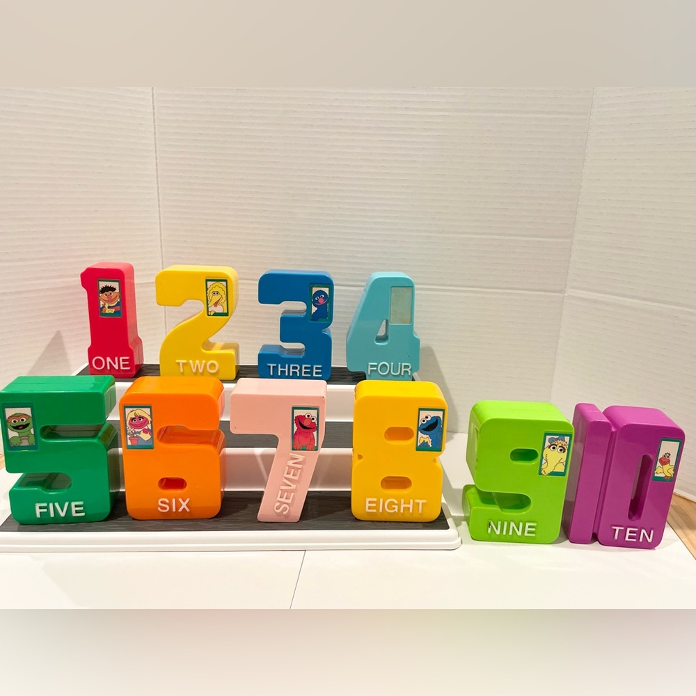 Tyco Sesame Street Jumbo Numbers
